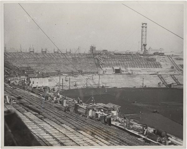 - Pacific Coast League Seals Stadium Construction News Service Photo (1931)