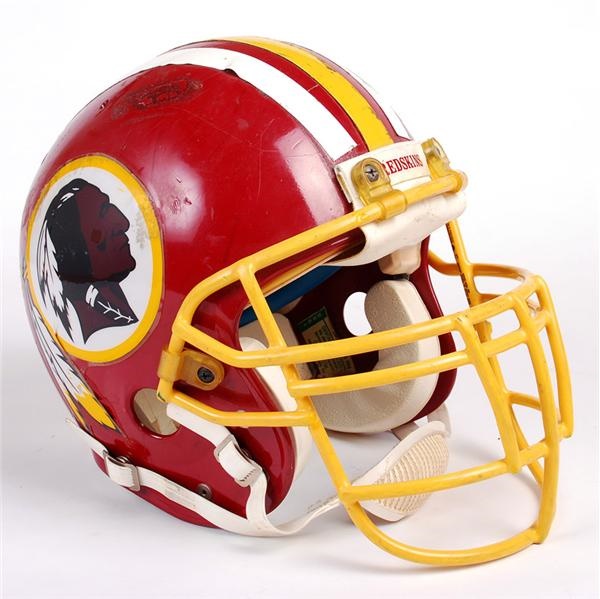 - Late 1980's Washington Redskins Game Worn Helmet