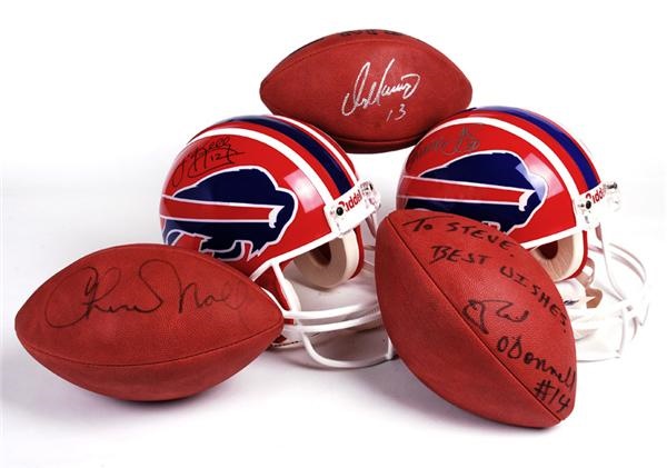 - Signed Football and Helmet Collection (5)