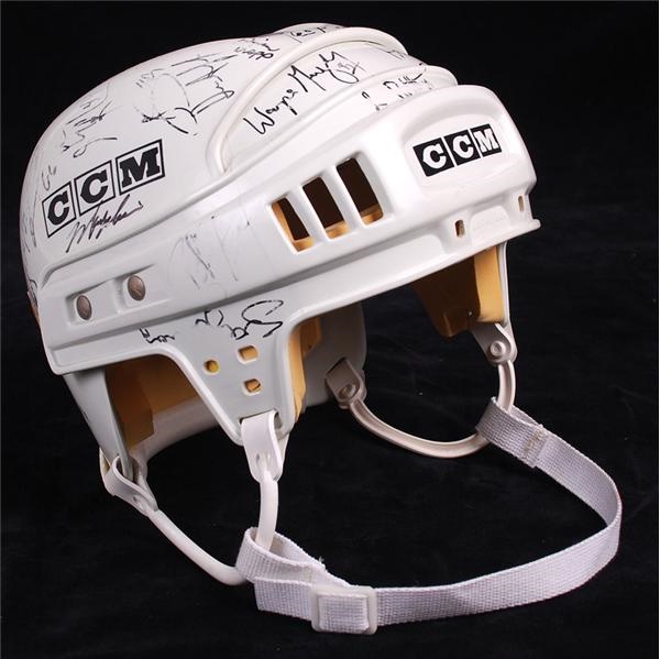 - 1990 NHL All-Star Game Signed Helmet w/Wayne Gretzky