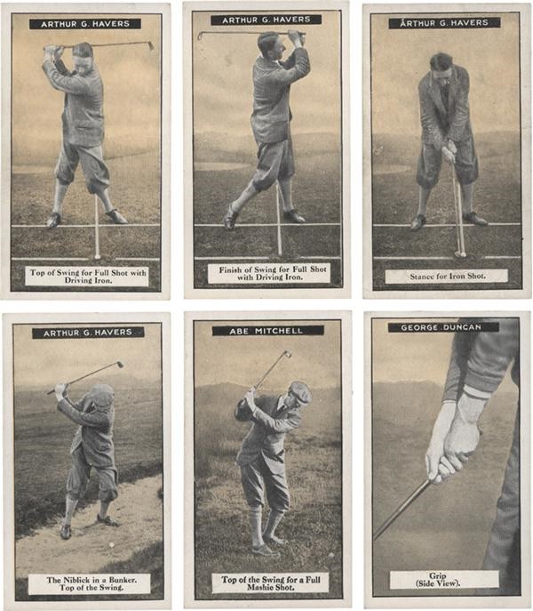 - Circa 1925 How to Play Golf Complete Set of 50 cards