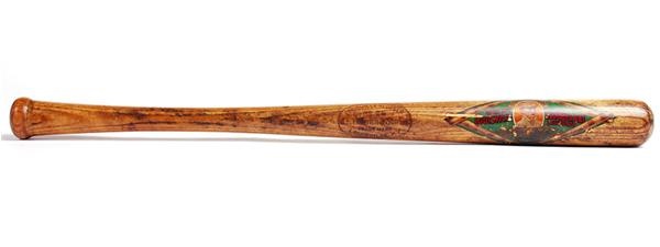 Circa 1910 Home Run Baker Decal Mini Bat