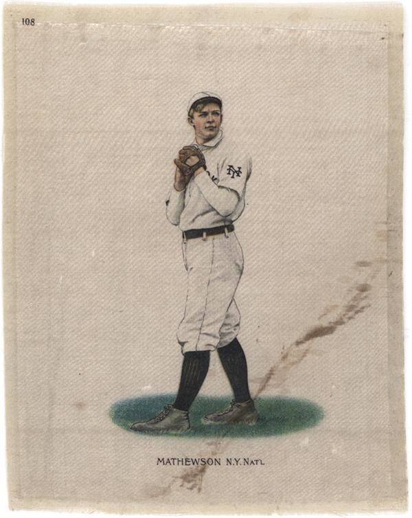 - 1912 S81 Baseball Silk of Christy Mathewson