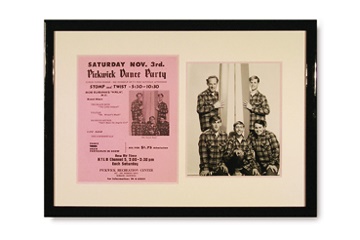 Beach Boys - Beach Boys Vintage Concert Handbill & Photo (17x23")
