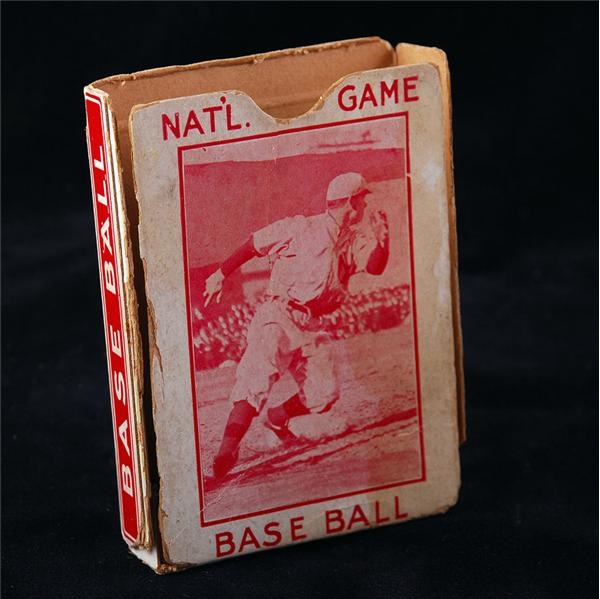 - 1913 National Game Baseball Card Box with Fenway Ad