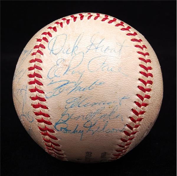 - 1960-61 Pittsburgh Pirates Signed baseball with Clemente
