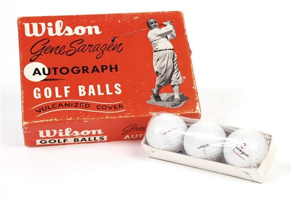 - Gene Sarazen Golf Balls in original box