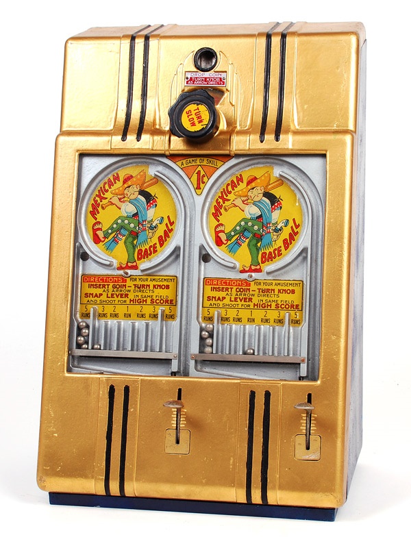- &quot;Mexican&quot; Baseball Coin Operated Game