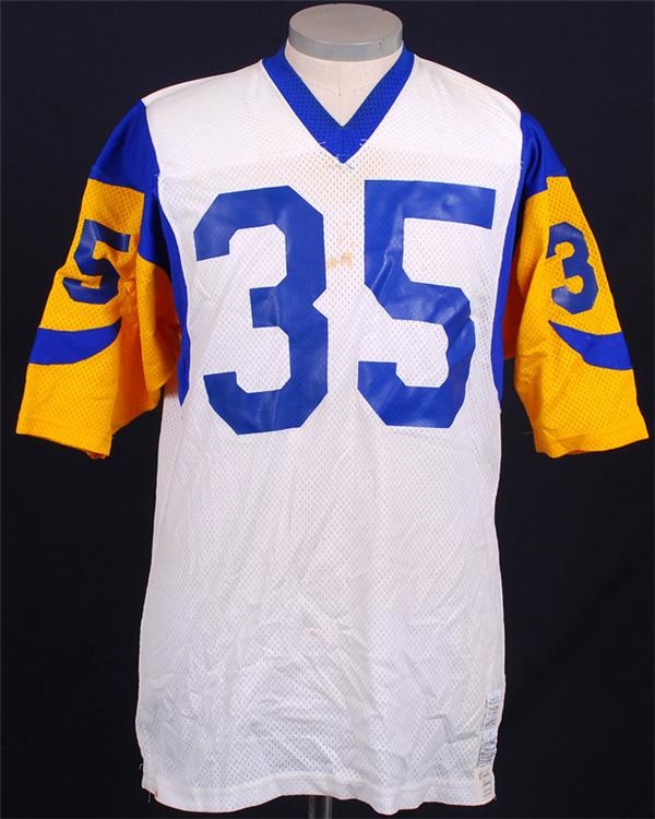 - LA Rams Game Used Football Jersey