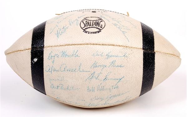 - 1955 Baltimore Colts Team signed Football