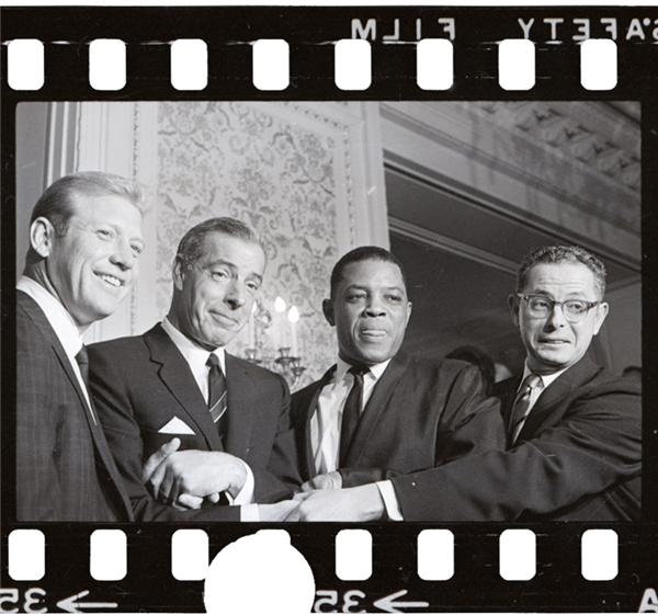 - 1969 Mickey Mantle, Joe DiMaggio, Willie Mays Original Negatives (4)