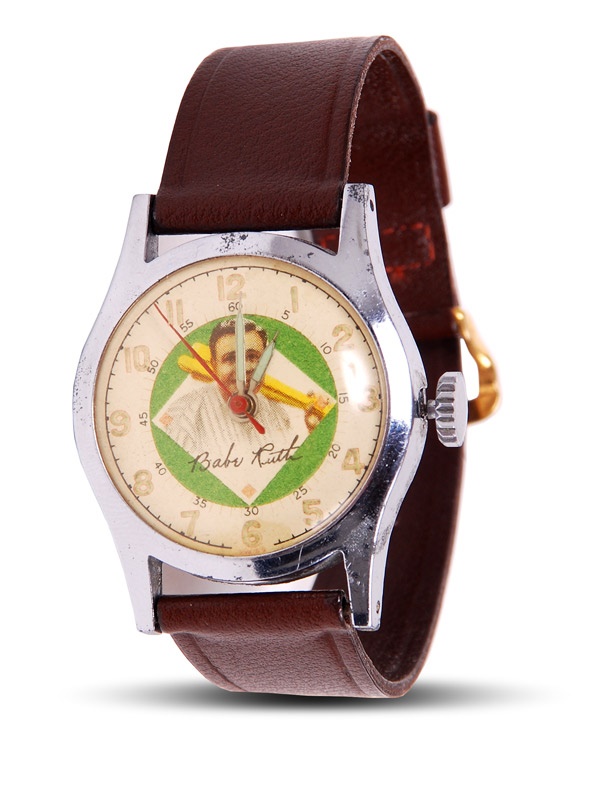 - 1949 Babe Ruth Exacta Wrist Watch in Working Order