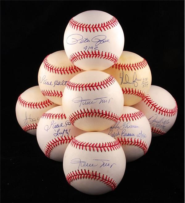 - Collection of Single Signed Baseballs (21)