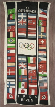 1936 Berlin Olympics Flag