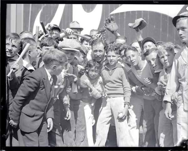 - 1936 Lefty O'Doul Day PCL Baseball Negatives (5)