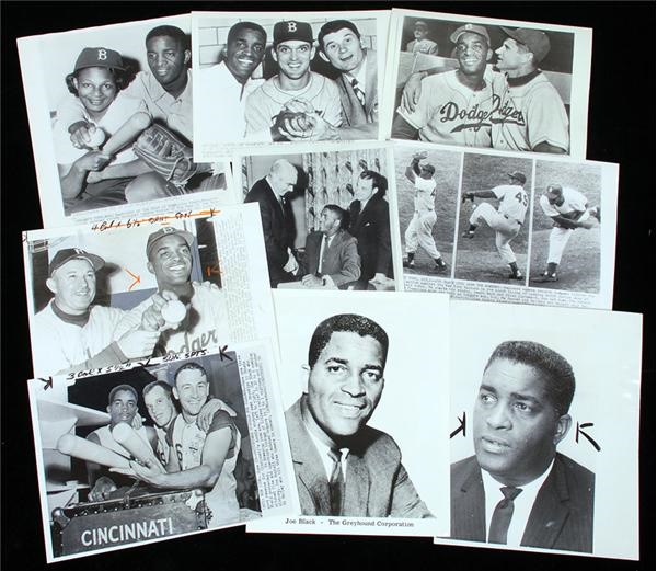 Baseball Photographs - Lots - Joe Black Brooklyn Dodgers Photos (13)