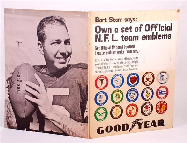 - Late 1960's Bart Starr Goodyear Advertising Piece