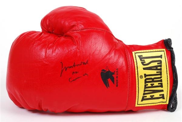 - Muhammad Ali aka Cassius Clay Signed Boxing Glove