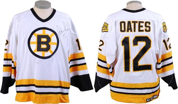 - 1991-92 Adam Oates Boston Bruins Game Worn Jersey