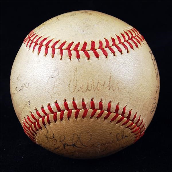 - 1942 Brooklyn Dodger Team Signed Baseball