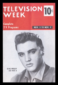 1956 Elvis Presley Rare TV Guide