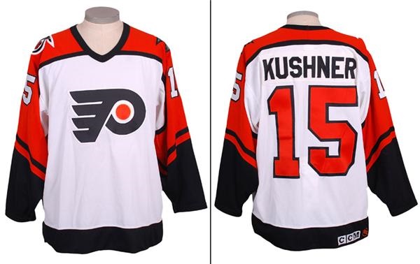 - 1991-92 Dale Kushner Philadelphia Flyers Game Worn Jersey