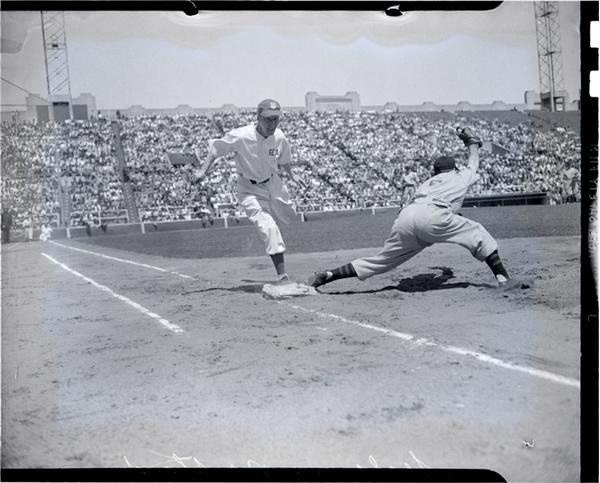 Baseball Photographs - Lots - 1936-1957 PCL Baseball Negatives (200+)