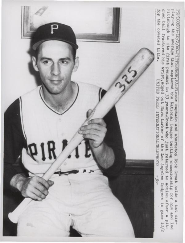 Baseball Photographs - Lots - Photograph Collection featuring Dick Groat (20)