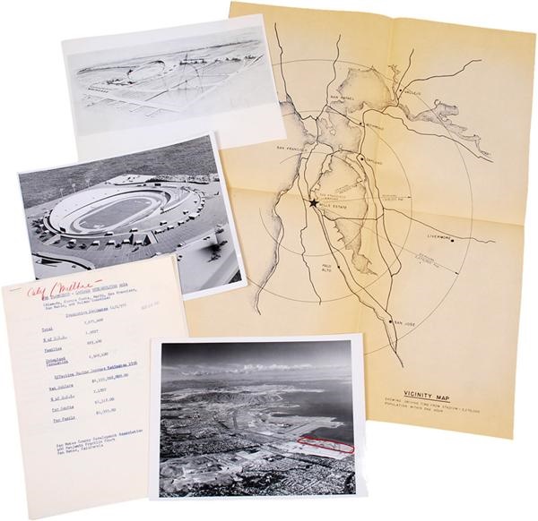 Ernie Davis - 1957 Proposed Home of SF Giants Stadium Photographs and Ephemra (4)
