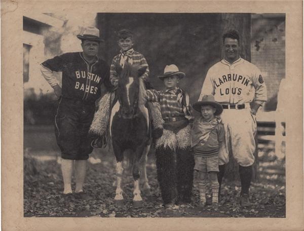 - Rare Bustin' Babes (Ruth) & Larrupin' Lou's (Gehrig) Image (1928)
