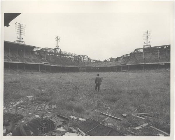 Baseball Photographs - Lots - Connie Mack Stadium / Shibe Park Demolition Original Photographs (12)