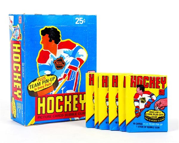 - 1980-81 Topps Hockey Wax Box with 36 Unopened Packs