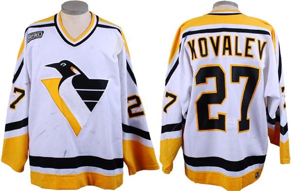 - 1999-00 Alexei Kovalev Pittsburgh Penguins Game Worn Jersey