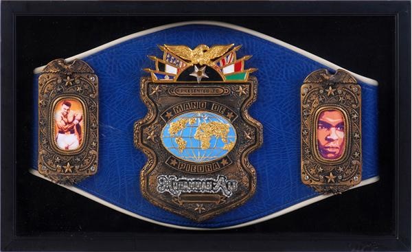 - Muhammad Ali Championship Boxing Belt