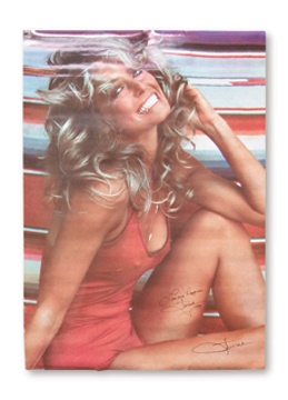 1976 Farrah Fawcett Signed Poster