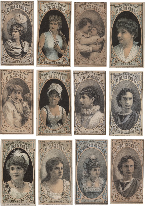 Nonsports Trading Cards - Between the Acts Actress Tobacco Cards (21)