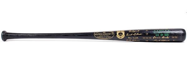 - H&B Hall of Fame Ltd. Edition National League MVP Black Bat #908/1000