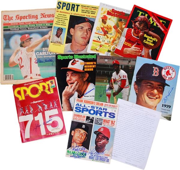 Baseball Autographs - Baseball Hall of Famer Autograph Collection (10)