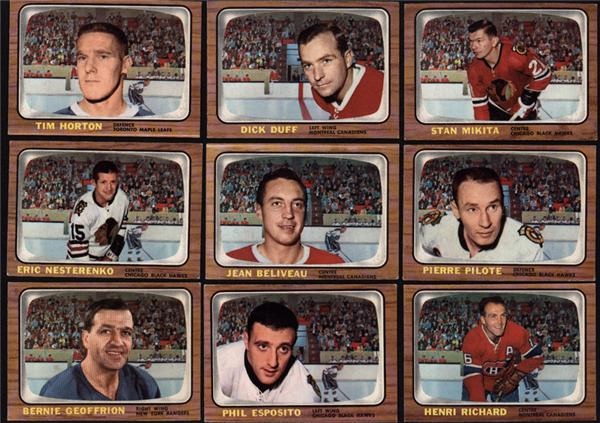 - 1966-67 Topps Hockey Card Near Set