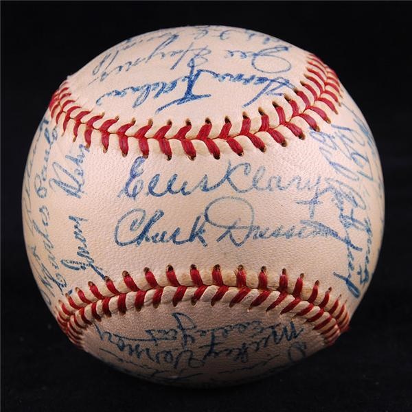 Baseball Autographs - 1955 Washington Senators Team Signed Baseball