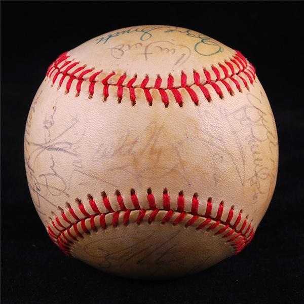 Baseball Autographs - 1987 St Louis Cardinals Team Signed Baseball