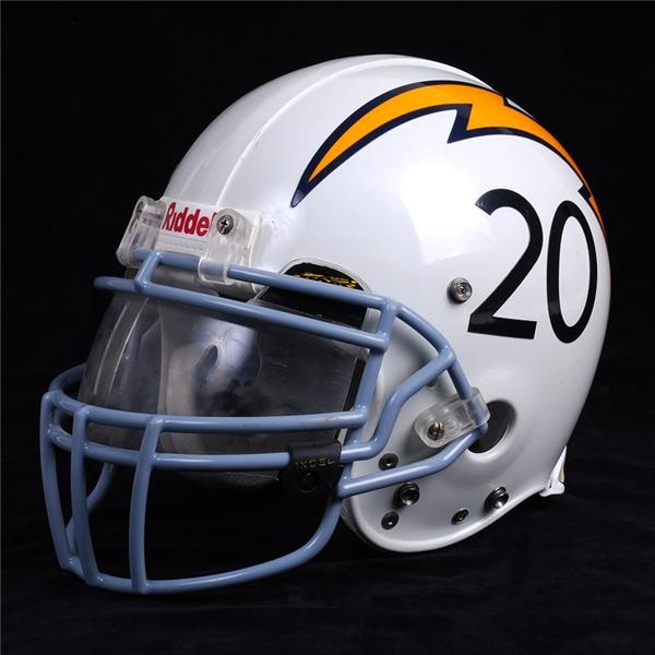 Football - San Diego Chargers Game Used Throw-Back Helmet