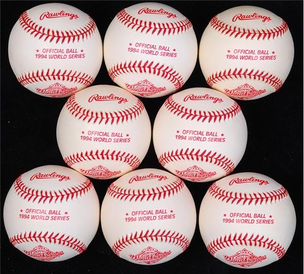 Ernie Davis - Official 1994 World Series Unused Baseballs (8)