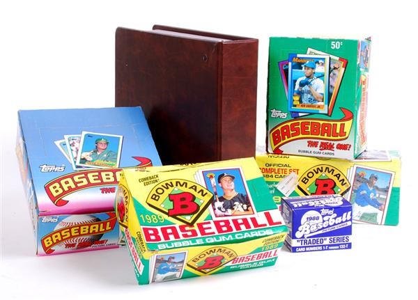- Large Collection of Modern Baseball, Football and Hockey Complete Sets and Boxes (50+)