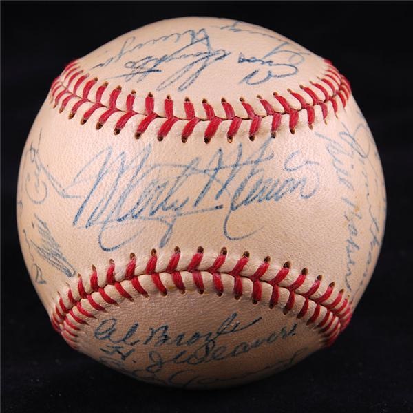 Baseball Autographs - 1951 St. Louis Cardinals Team Signed Baseball