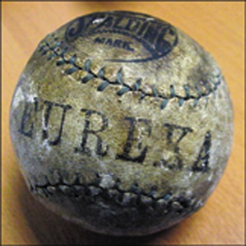 19th Century Baseball - Turn of the Century Eureka Baseball