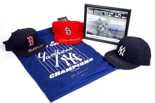 - Signed Baseball Memorabilia with Hall of Famers and Stars (7)