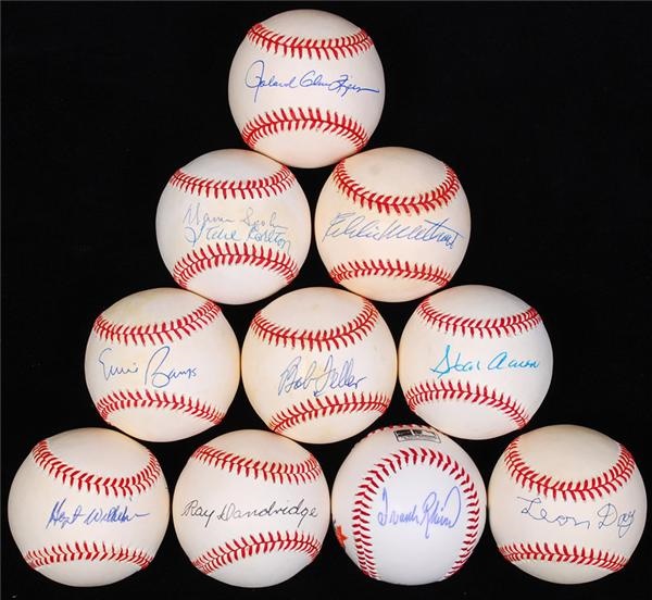 - Hall of Famer Signed Baseball Collection (24)