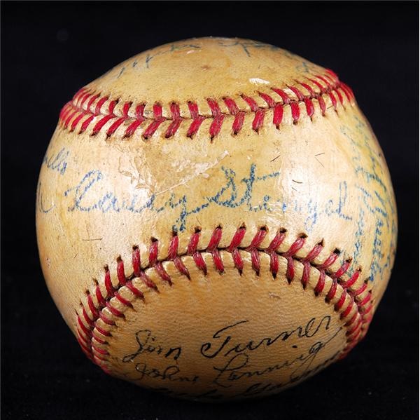 Baseball Autographs - 1938 Boston Braves (Bees) Team Signed Baseball