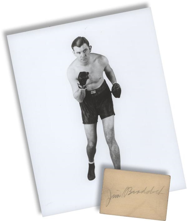 Muhammad Ali & Boxing - Jim Braddock Autograph (1930's)